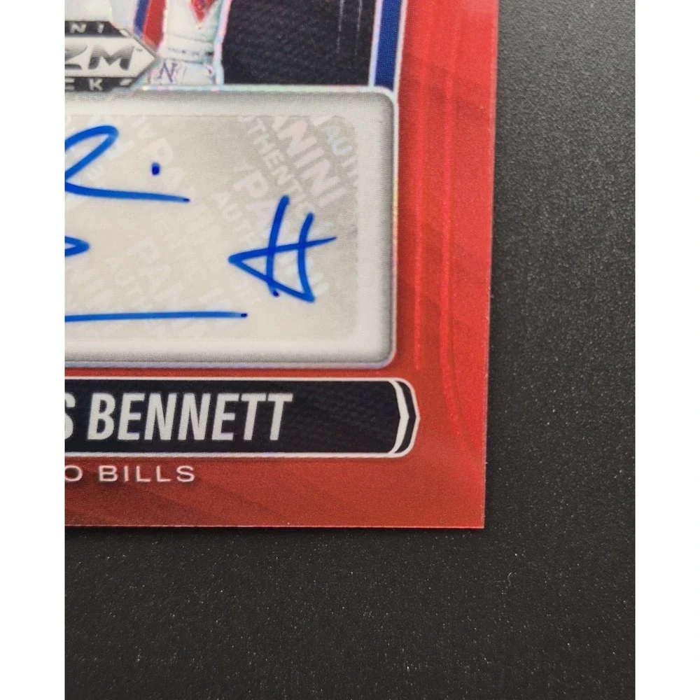 2025 Prizm Black Cornelius Bennett #SS-CBT Sensational Signatures Red /99‎ Bills